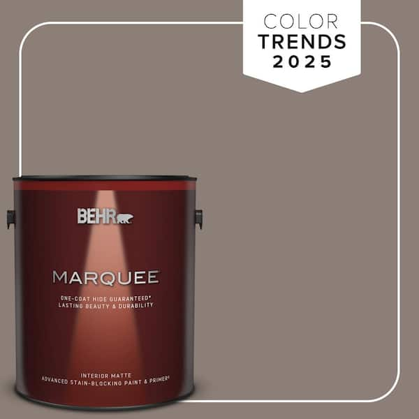 BEHR MARQUEE 1 gal. Home Decorators Collection #HDC-NT-27B Wild Truffle One-Coat Hide Matte Interior Paint & Primer