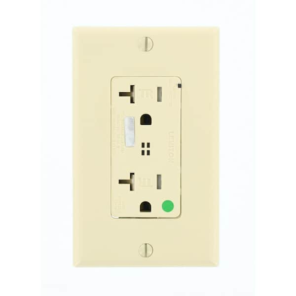 Leviton Decora Plus 20 Amp 125 Volt Hospital Grade Tamper Resistant Duplex Outletreceptacle W 2729