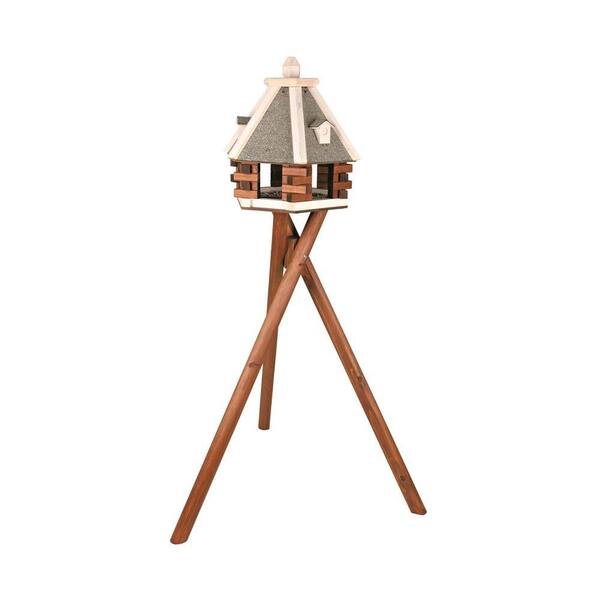 TRIXIE Nordic Wooden Bird Feeder with Stand