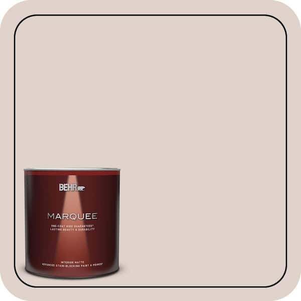BEHR MARQUEE 1 qt. #MQ3-07 Vision of Light One-Coat Hide Matte Interior Paint & Primer