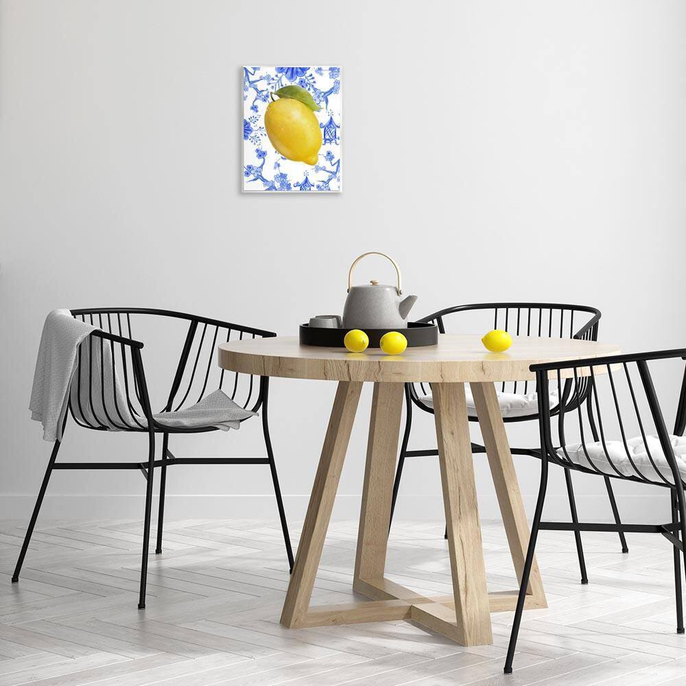Lemon Over Chinoiserie by Matthew Piotrowicz Unframed Food Graphic Art Print 14 in. x 11 in. price history on PriceWatchPro