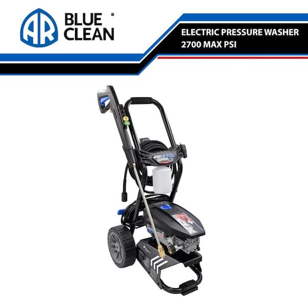 AR Blue Clean 2700 PSI 1.3 GPM Cold Water Electric Pressure Washer with Induction Motor