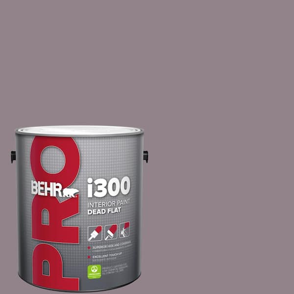 BEHR PRO 1 gal. #N110-4 Gothic Purple Dead Flat Interior Paint