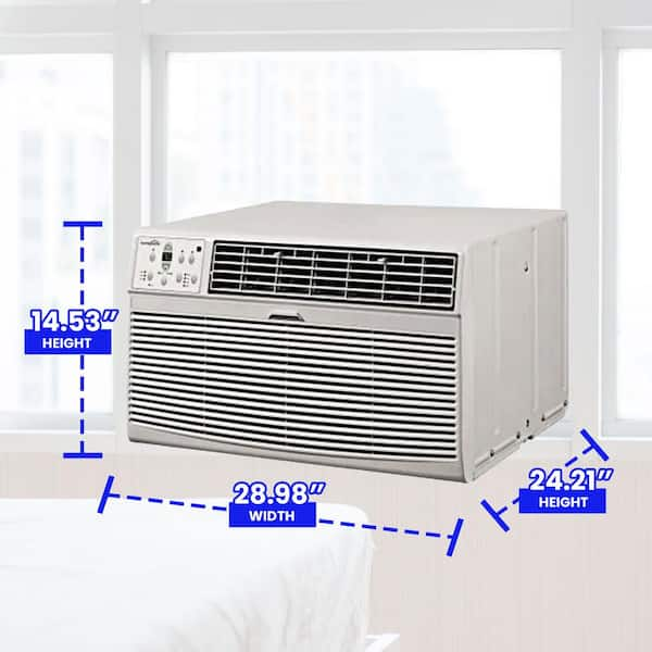 8000 BTU 115-Volt Through the Wall and Window Air Conditioner with Remote  and Digital Panel MWAUW2-08CRN1-BCJ6 - The Home Depot