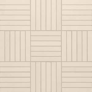 Sahara Square 1/2 in. x 4 in. Matte White Porcelain Mosaic Tile (9.69 sq. ft./Case)