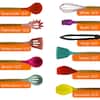 CHEER COLLECTION 6 Piece Red Silicone Spatula Set, For Nonstick Cooking and  Baking CC-6PCSPATSET-RD - The Home Depot
