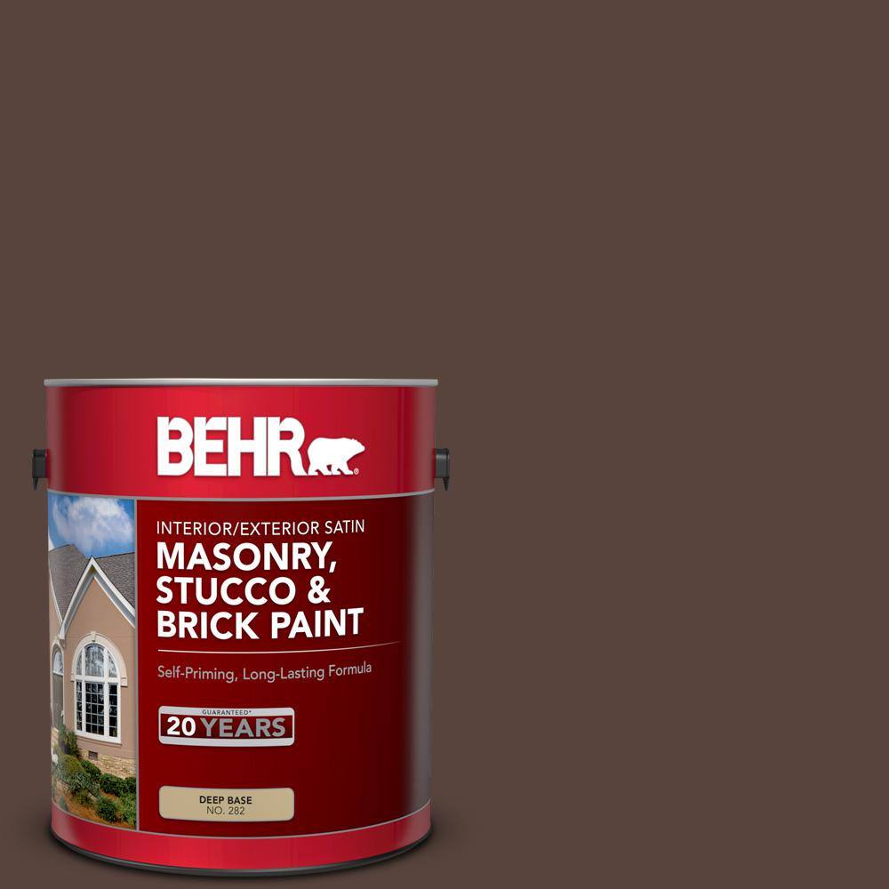 1 gal. #S-G-790 Bear Rug Satin Interior/Exterior Masonry, Stucco and Brick Paint price history on PriceWatchPro