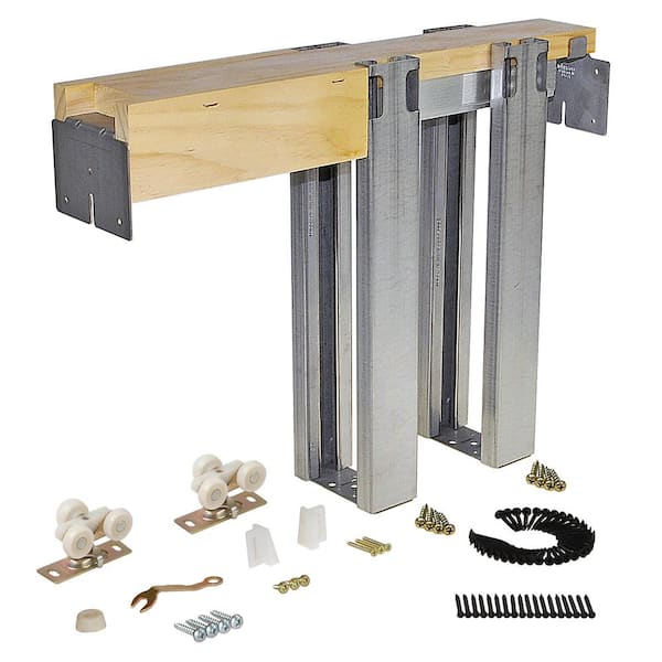 Johnson Hardware 1500 Series 28 in. x 80 in. Pocket Door Frame for 2x4 Stud Wall