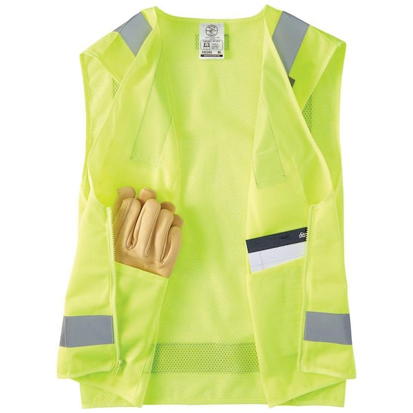 Safety Vest, High-Visibility Reflective Vest, M/L - 60269