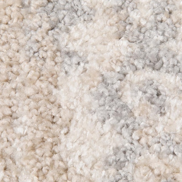 Spiral Medallion Ivory 2 ft. x 3 ft. Scatter Rug