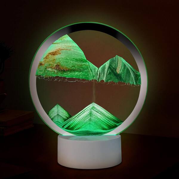 Afoxsos Green 3D Color Quicksand Moving Sand Art Liquid Motion