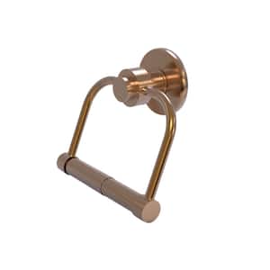 Mercury Collection Single Post Toilet Paper Holder in Brushed Bronze