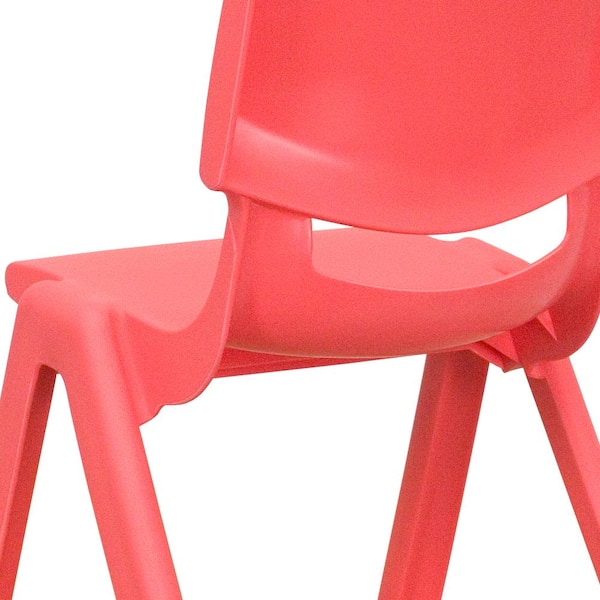 Preschool/Kindergarten Red Plastic Stack Chair YU-YCX-003-RED-GG 10¬