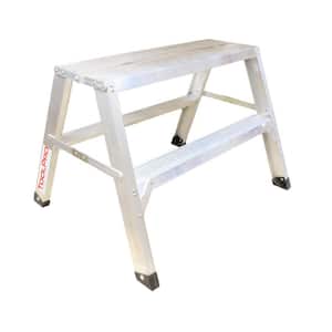 2 ft. Aluminum Flat-Top Sawhorse Ladder with 300 lb. Capacity