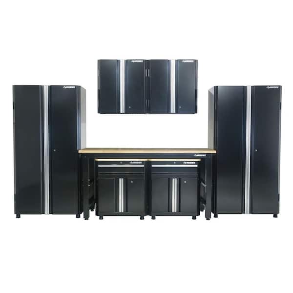 Husky 145.3 in. W x 72 in. H x 24 in. D Ready-to-Assemble 24-Gauge