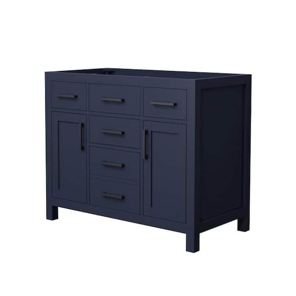 Beckett 41 in. Bath Vanity Cabinet without Top in Dark Blue