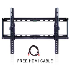 Tilting TV Wall Mount Brackets with HDMI Cable for 37 in. - 70 in. TVs