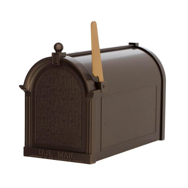 Whitehall Products Streetside Mailbox in French Bronze