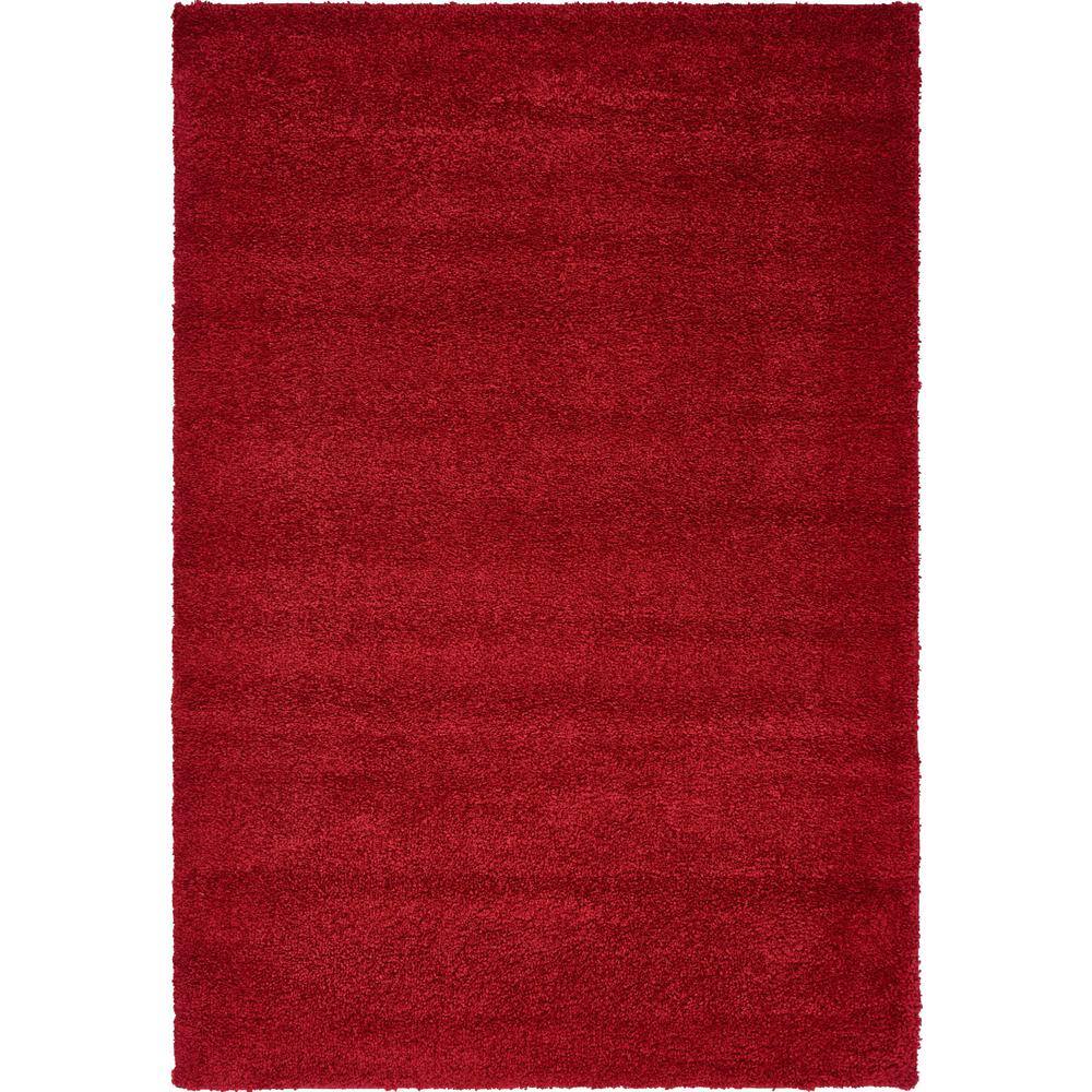 Unique Loom Solo Calabasas Red 5' 0 x 7' 7 Area Rug 3136465