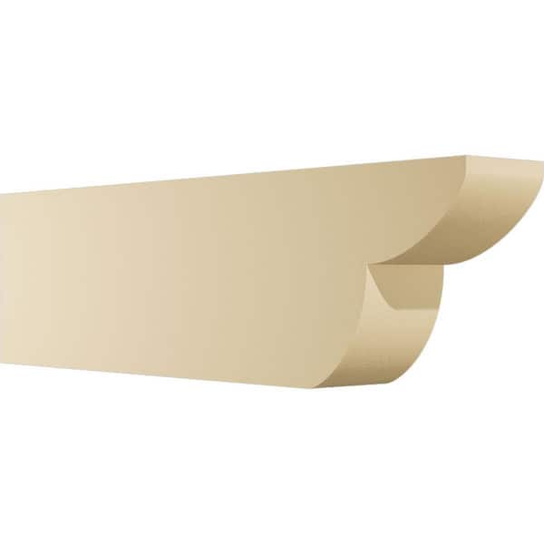 Ekena Millwork Standard Crestline 5 in. W x 10 in. H x 36 in. D Signature Urethane Rafter Tail Outlooker