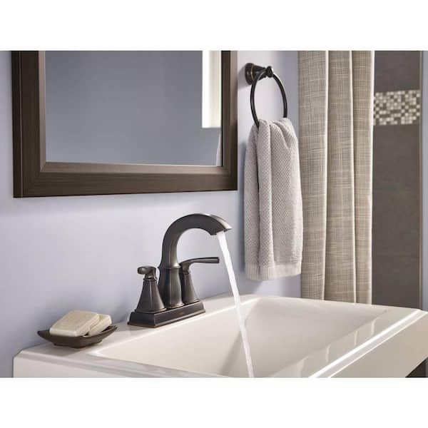 Moen 3-Piece Brantford Oil-Rubbed Bronze Decorative Bathroom Hardware Set  with Towel Bar,Toilet Paper Holder and Towel Ring in the Decorative  Bathroom Hardware Sets department at