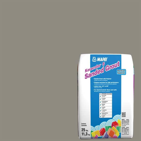 Mapei Keracolor 25 lb. 5002 Pewter Sanded Grout