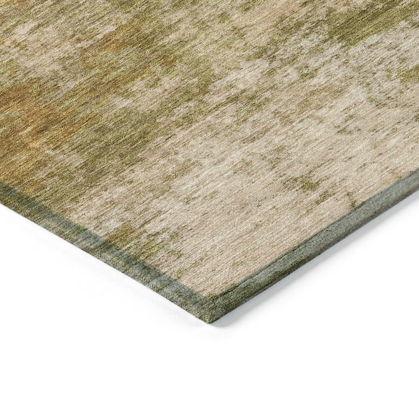Chantille Machine Washable Indoor/Outdoor Abstract ACN2064 Copper 1 ft. 8 in. x 2 ft. 6 in. Accent Rug