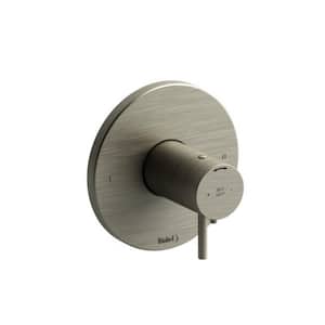 Pallace 2-Handle Shower Trim Kit in Brushed Nickel