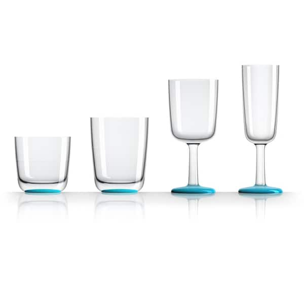 Palm Outdoor Australia Non-slip Forever Unbreakable Wine Glass 10 oz (Set  of 2) - Glow-in-the