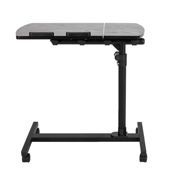 Outopee 23.2 in. W Retangular Black Wood Lifting Computer Desk