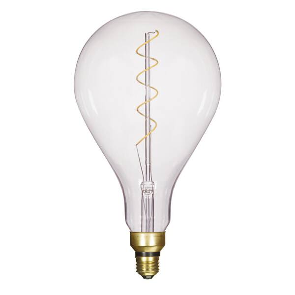 Satco 20-Watt Equivalent PS52 Dimmable Clear Edison LED Light Bulb (6 ...