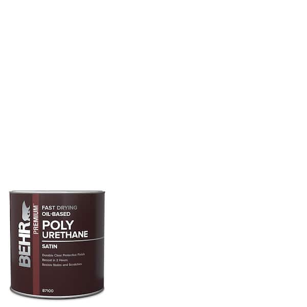 1 qt. Satin Clear Fast Drying Oil-Based Interior Polyurethane