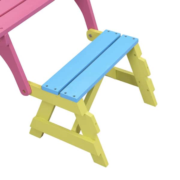 Kids Multi-Functional All-In-One Arm Chair Picnic Table