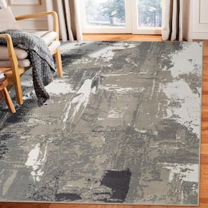 Alpine 8 ft. X 11 ft. Ivory Abstract Area Rug