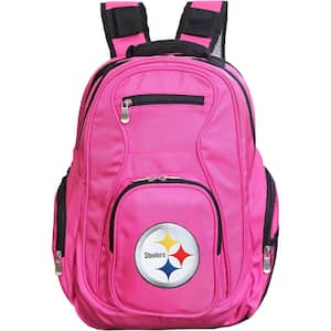 Pittsburgh Steelers 20 in. Pink Backpack with Laptop Compartment