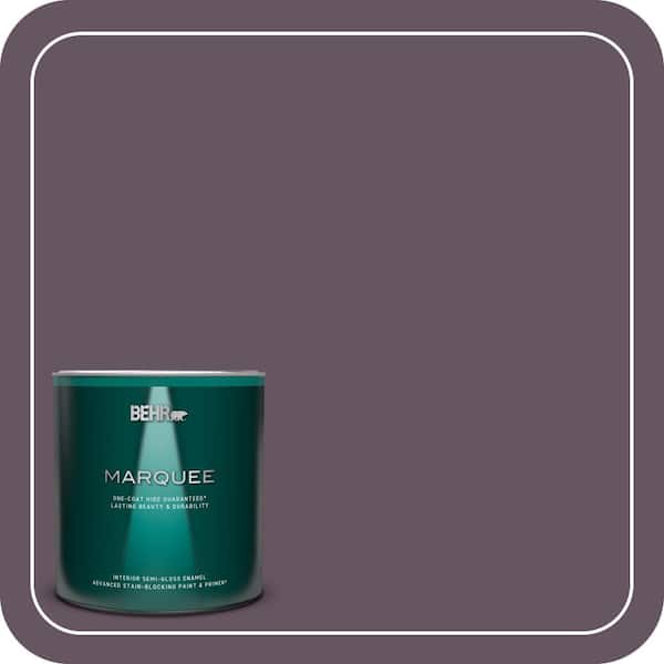 BEHR MARQUEE 1 qt. #690F-7 Indulgent Semi-Gloss Enamel Interior Paint & Primer