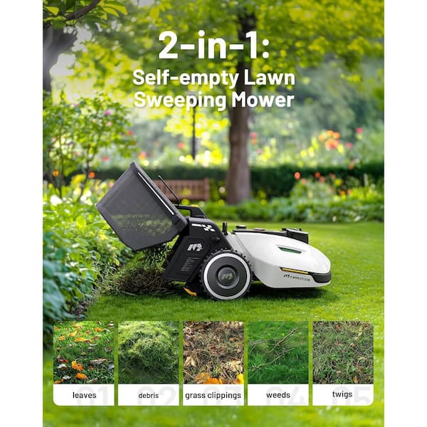 ロッド Rubbish Packer MAMMOTION Sweeper Bag Attachment for YUKA Series 12.6 in