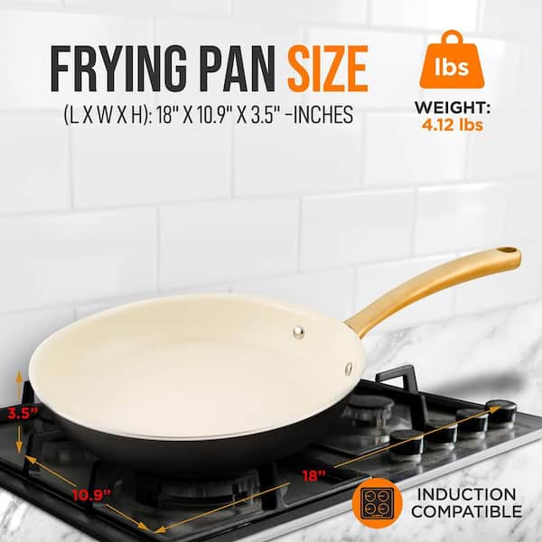 MasterChef 10 inch Frying Pan, Medium Non Stick Fry Skillet