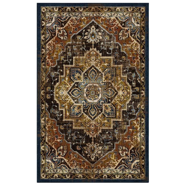 Mohawk Home Remee Brown 5 ft. x 8 ft. Area Rug