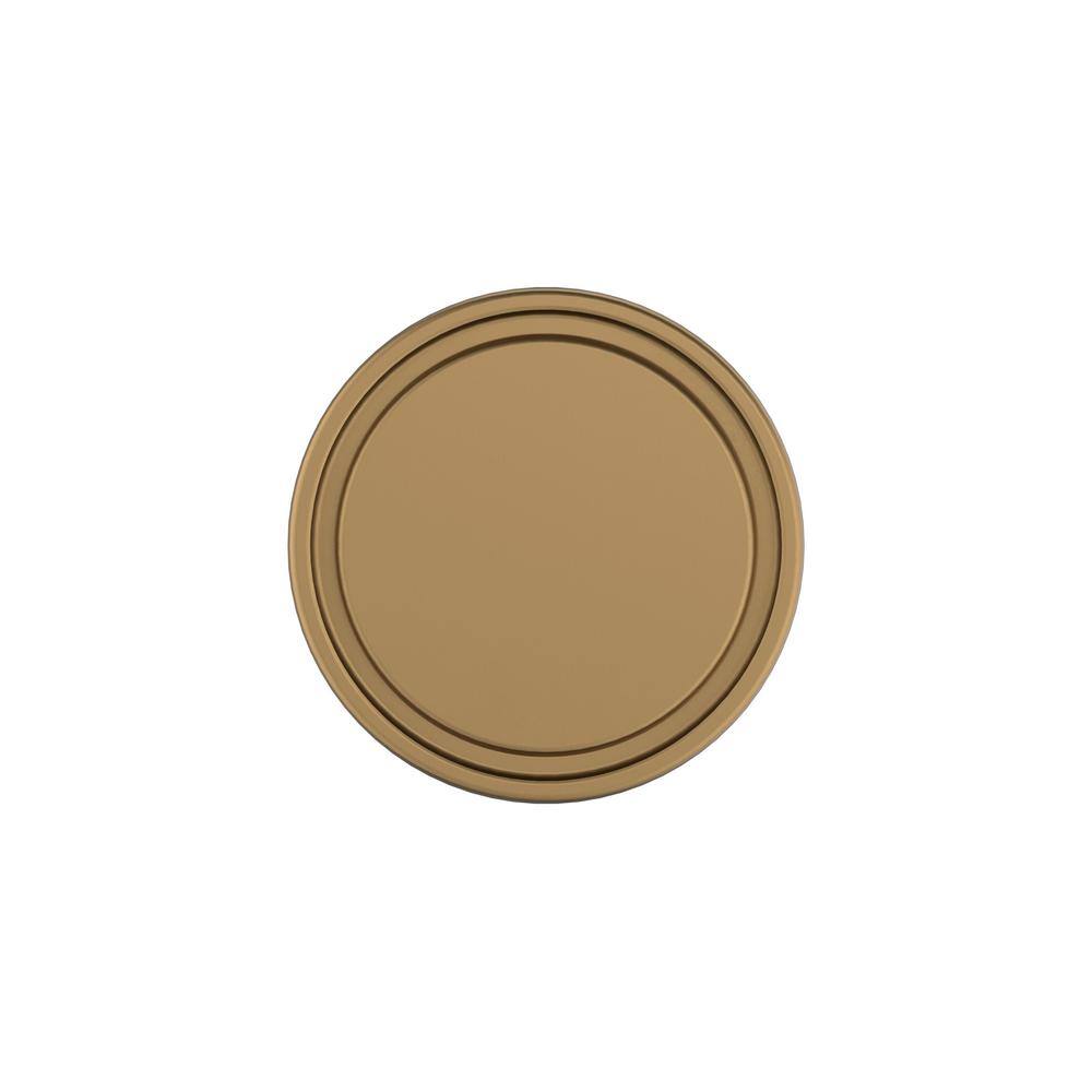 Champagne Bronze Round Modern Cabinet Knob with Mounting Hardware