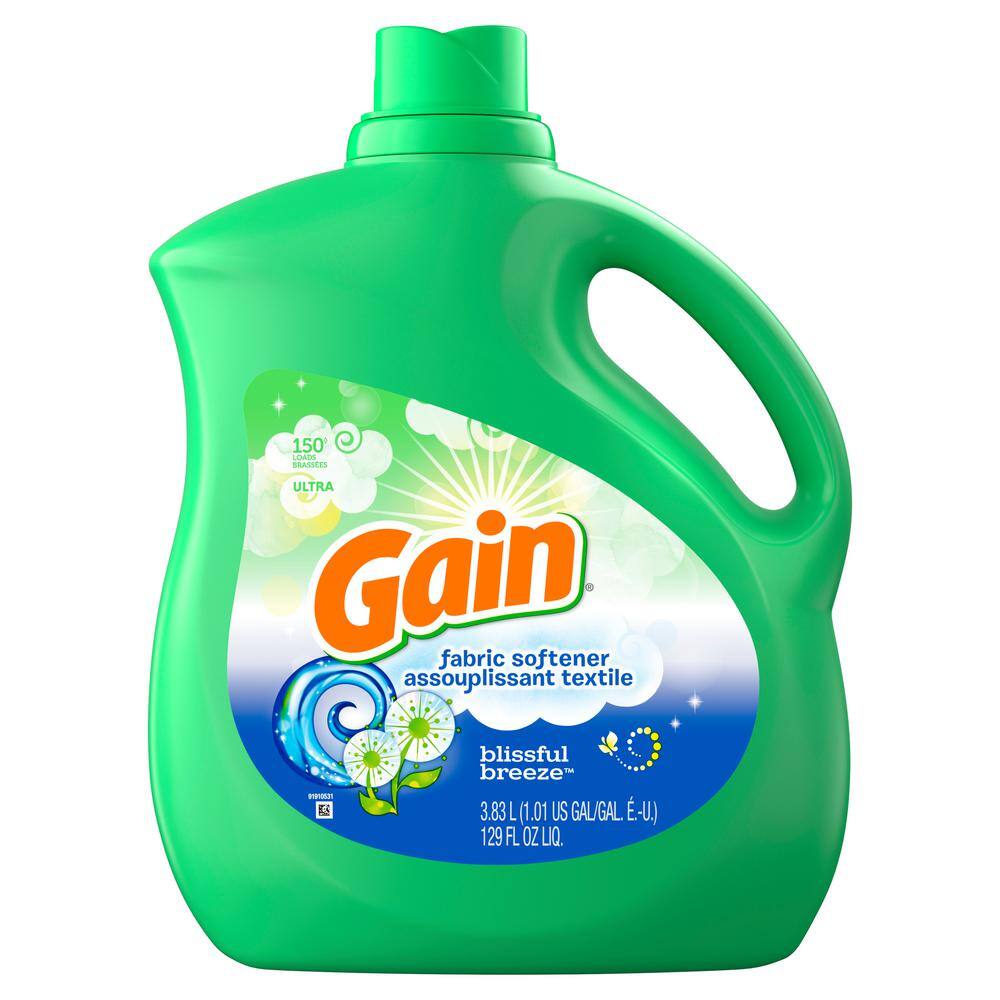 Gain 129 oz. Fabric Softener Blissful Breeze (150Loads) 003700086326