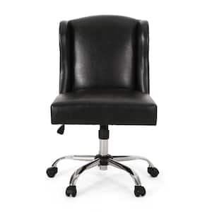 Bergen Standard Midnight Black Faux Leather Adjustable Height Task Chair