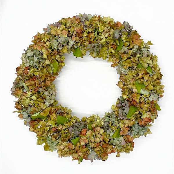 castellousa 20 in. non Artificial Preserved Pastel Harmony Wreath