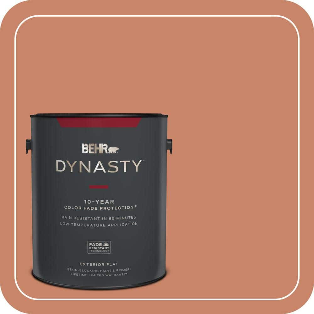 1 gal. #MQ4-39 Cabana Melon Flat Exterior Stain-Blocking Paint & Primer price history on PriceWatchPro
