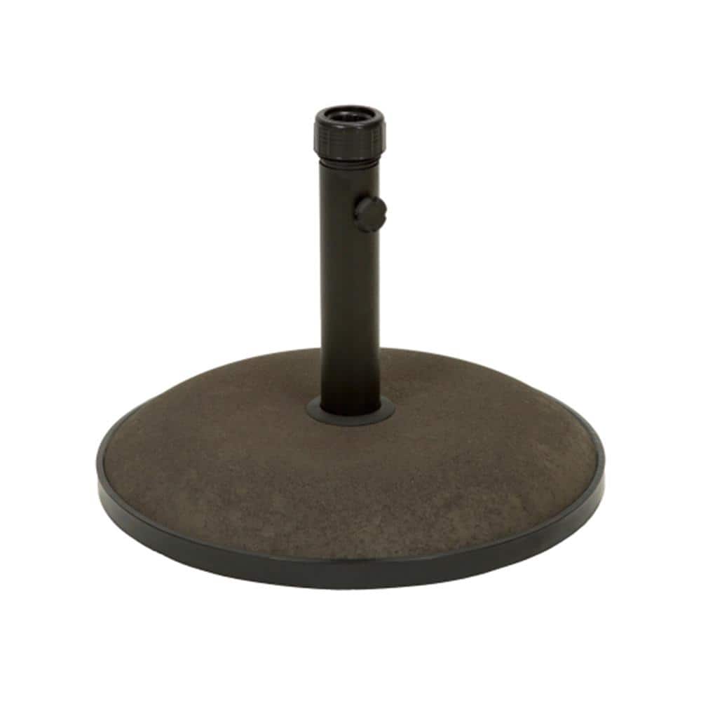 Misopily 55 lbs. Steel Pole and Concrete Round Patio Umbrella Base with