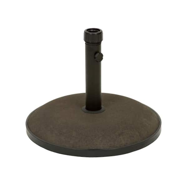 Misopily 55 lbs. Steel Pole and Concrete Round Patio Umbrella Base with ...