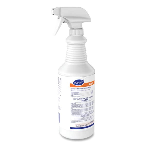 Diversey 32 oz. Avert Sporicidal Disinfecting All-Purpose Cleaner, Spray Bottle, 12/Carton