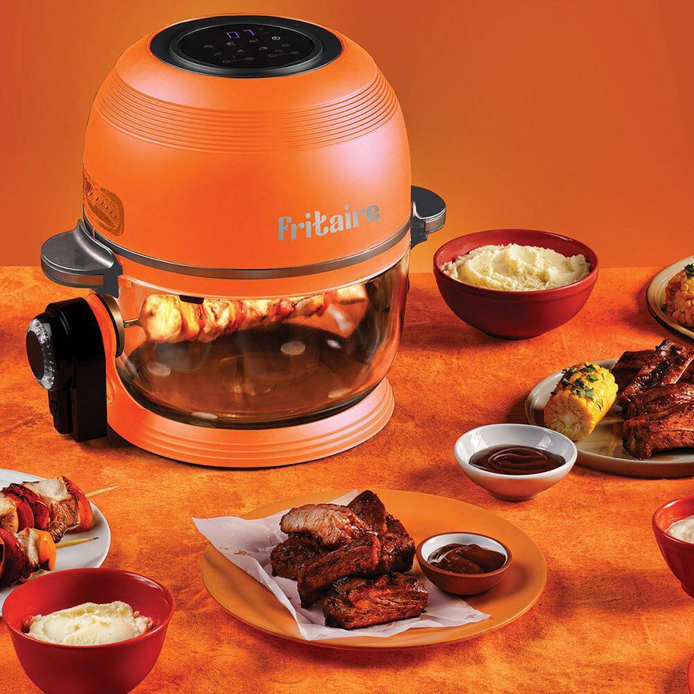 Fritaire 5 Qt Black Electric Glass Bowl Air Fryer