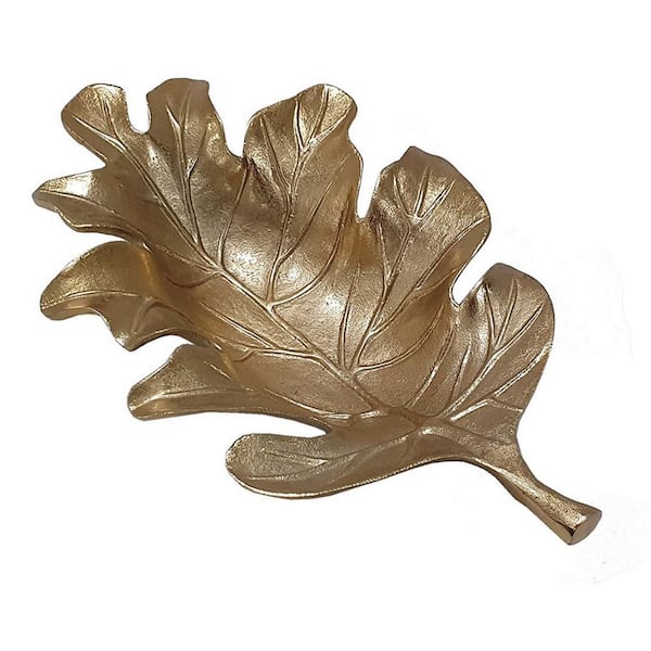 Benjara Gold Decorative Tray
