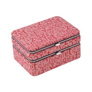 Red 5 Pieces Manicure Set with Travel Jewelry Box